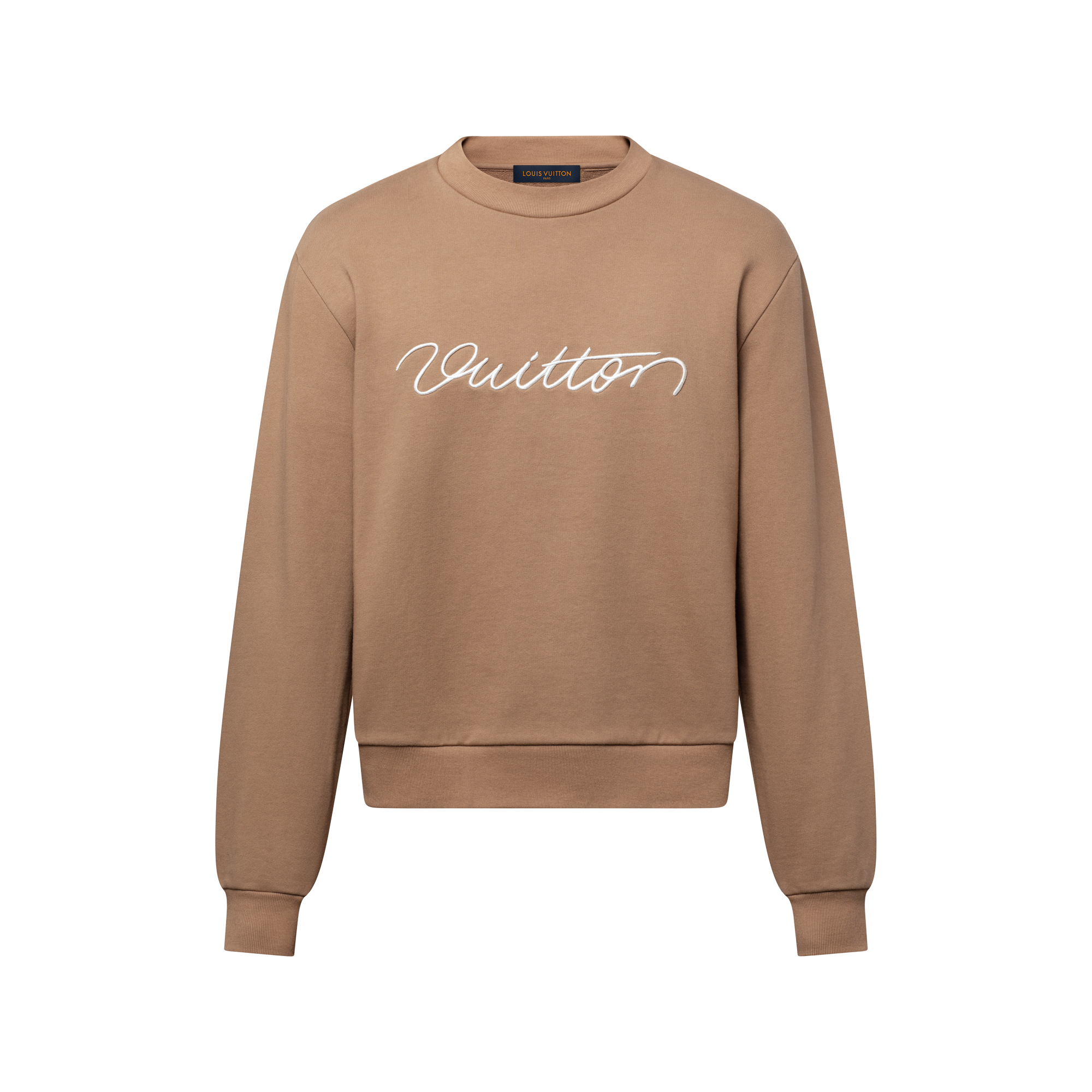 Embroidered Signature Crewneck - Ready-to-Wear | LOUIS VUITTON